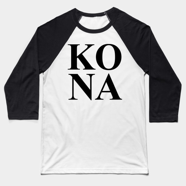 KONA SWIM BIKE RUN TRIATHLON Baseball T-Shirt by ndnc